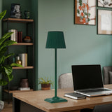 Wireless Rechargeable LED Table Lamp with Touch Stepless Dimming - Portable Cordless Desk Light for Bedside, Hotel & Bar Decor
