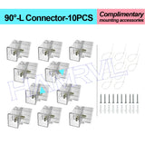 DIY Hexagon Garage LED Tube Accessories & Connector Set (110-240V) - Suspension Wire Cable Kit for Honeycomb Workshop & Barber Shop Lighting