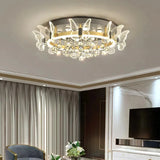 Cartoon Children's Room Light Crystal Ceiling Light New Butterfly Chandelier Girl's Room Balloon Light LED Bedroom Light