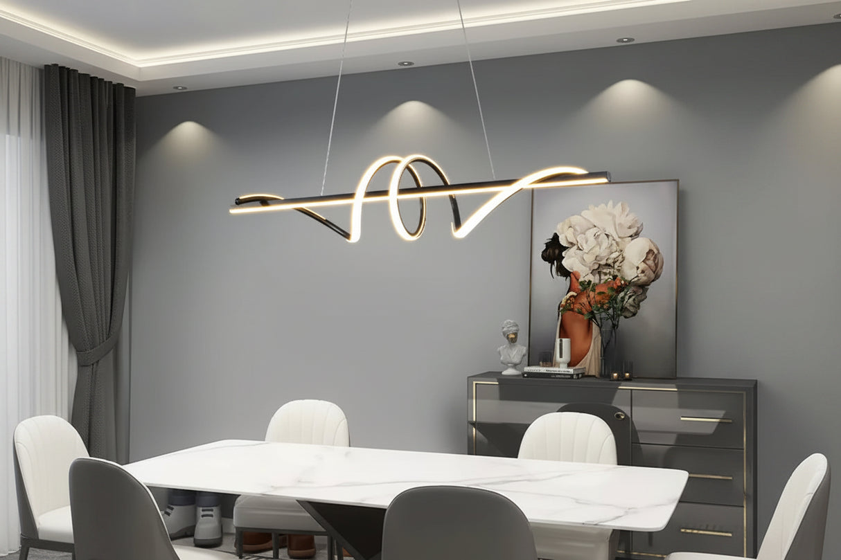 Modern LED Pendant Light - Minimalist Hanging Lamp for Dining Table & Living Room