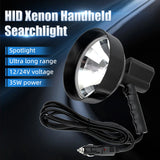 7inch -9 inch Xenon Lamp Handheld Camping Hunting Fishing Spot Light Spotlight Off Road Car Light Bar Led Working Lights 12v 24v