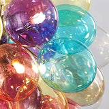 Modern Colorful Glass Ball Chandeliers For Living Bedroom Pendant Lamp Lustres Para Sala De Jantar Hanging