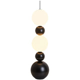 Italian Designer Black Wrought Iron Floor Lamps White Acrylic Ball Lampshade Living Room Bedroom Restaurant Study Standing Light