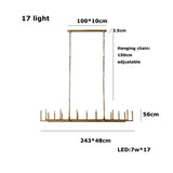 Retro American Old Tree Of 18th Century Copper Crystal LED Chandelier Lustre Suspension Luminaire Lampen For Living Room
