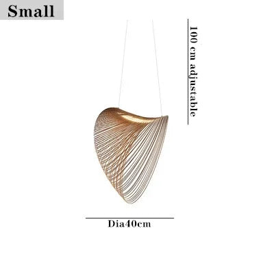 Wood Pendant Lamp Staircase Kitchen Restaurant Shop Homestay Hanging Light Home Deco Art Luminaires 2025 Modern Led Chandelier