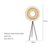Minimaist Art Decor Floor Lamp Nordic Creative Fabric Pleats Bedside Lights Living Room Sofa Corner Home Indoor Standing Light