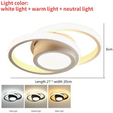 Modern LED Ceiling Lights Chandelier Nordic Living Room Lamp Lighting Minimalist Eye Protection for Indoor Living Room Bedroom