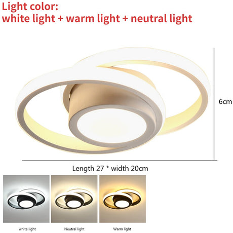 Modern LED Ceiling Lights Chandelier Nordic Living Room Lamp Lighting Minimalist Eye Protection for Indoor Living Room Bedroom