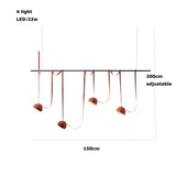 Nordic Modern Restaurant Living Room Study DIY Belt Creative Coffee Shop Design Exhibition Hall Decoration Lighting