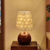 Natural Shell Ceramics High-end LED Decoration Table Lamp Desk Light For Living Room Bedroom Study Lighting Fixtures