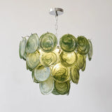 French Glass Chandelier Simple Crystal Pendant Light for Living Room Bedroom Dining Room Home Decor Indoor Lighting Hanging Lamp