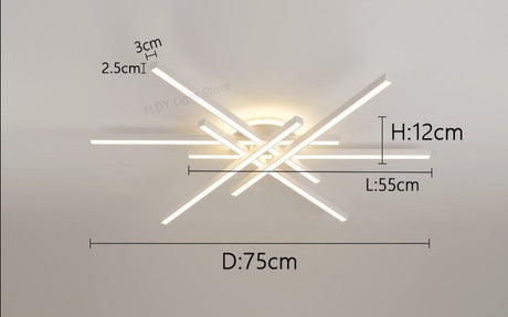 2023 new ceiling lamp Nordic modern LED lamp living room dining room bedroom lights ceiling chandelier