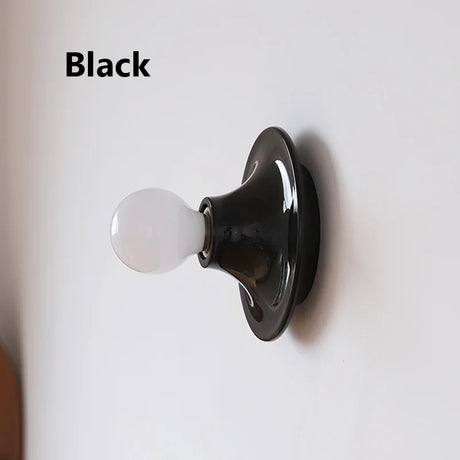 1970s UFO Wall Lamp Vintage Nostalgic Corridor Balcony Light Bedside Yellow Chrome Gold Red White Wall Lamp Decorative Sconces