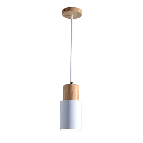 Nordic Pendant Light Wooden Macaron LED Iron Hanging Lamps For Living Room Bedroom Bedsides Restaurant Cafe's Home Decor's Lighting