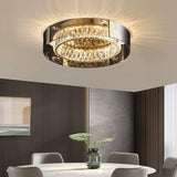 2026 Modern LED Crystal Chandelier - Dimmable Luxury Ceiling Light for Bedroom