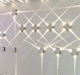 Modern minimalist creative LED square wall lamp wash wall bar KTV background wall decoration beam lamp