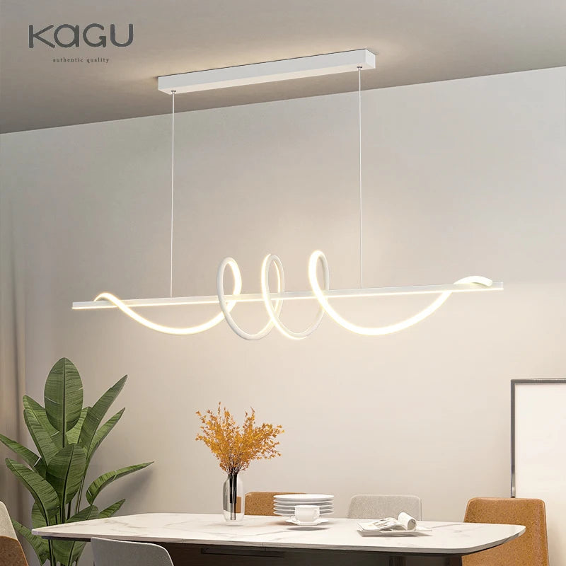 Modern LED Pendant Light - Minimalist Hanging Lamp for Dining Table & Living Room