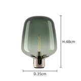 Nordic Creative Fashion Needle Tip Micro Cover Glass Desk Lamp Modern Living Room Study Bedroom Decoration Art Bedside Light