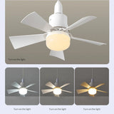 LED Ceiling Fan, Socket Fan Light Original, Fan With Remote Control 1000 Lumens / 5000 Kelvins As Seen On TV