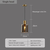 Modern LED Glass Pendant Light Foyer Dining Bedroom pendant lighting Coffee Living Room Restaurant Hotel Indoor Hanging Lamp