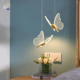 LED Pendant Light Fixture Butterfly Hanging Lamps For Ceiling Kitchen Bedside Living Room Decor Pendant Lamp