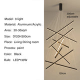 Modern Led Chandeliers Living Dining Room Kitchen Lighting Decor Lustre Pendant Lamp Indoor Duplex Hall Hanging Lights Fixture