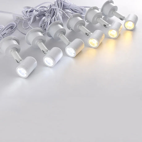 LED Cabinet Lights 12W 10W 6W Downlight Showcase Lamp Model Display Counter Wine Garage Kit Exhibition Case Shelf Mini Spot Light