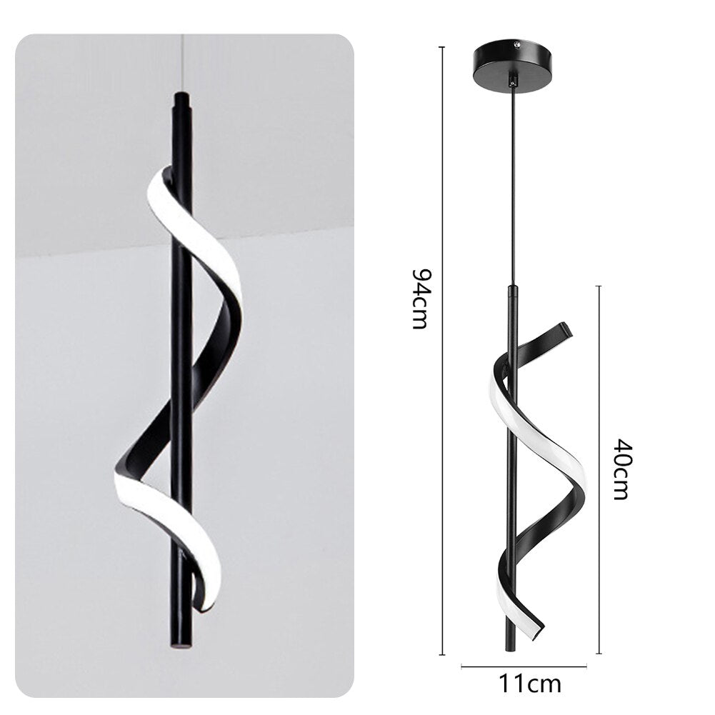 Modern Ceiling Lights Long Strip Chandeliers For Living Room Bedroom Bedside LED Indoor Hanging Lamp Home Lighting Ceiling Lamp