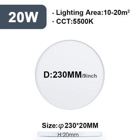 2CM Ultrathin LED Ceiling Lamps in Living Room Bedroom Natural Light Gold Black White Moisture and mosquito proof Ceiling Lights