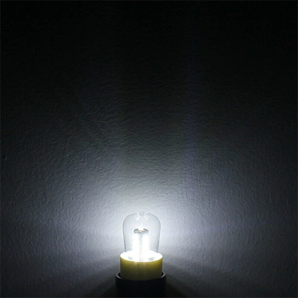 2W E12 LED Corn Light Bulb (110V/220V, 360° Beam) - Warm White 3000K & Cool White Appliance Bulb for Refrigerator & Sewing Machine