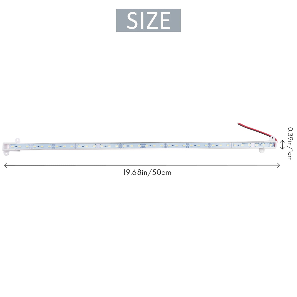 50CM 12V 36 LED 5630 SMD Hard Strip Bar Light Aluminum Rigid White