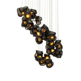 2026 New Trend Home Decoration Geometric Glass G9 LED Chandelier Lighting Lustre Para Sala Estar For Living Room Dinning Room