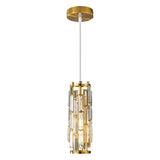 Modern Crystal Pendant Light Appliance Crystal Hanging Lamp for Dining Bar Bedside Crystal Suspension Home decor Fixtures