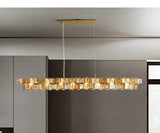 Modern Glass Design Creative Chandelier - Luxury Suspension Light for Living Room