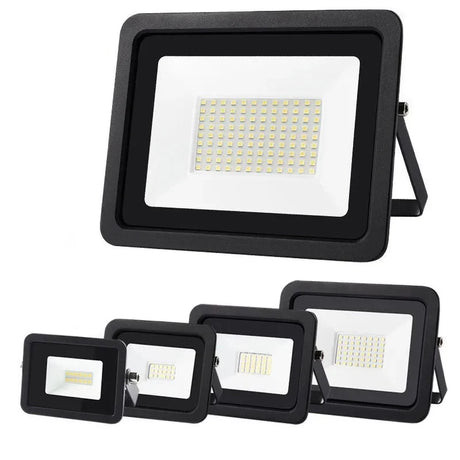 LED Flood Light 100W 50W 30W 20W 10W AC 220V Outdoor IP68 Waterproof Reflector Spotlight Street Light Wall Lamp Garden Lighting