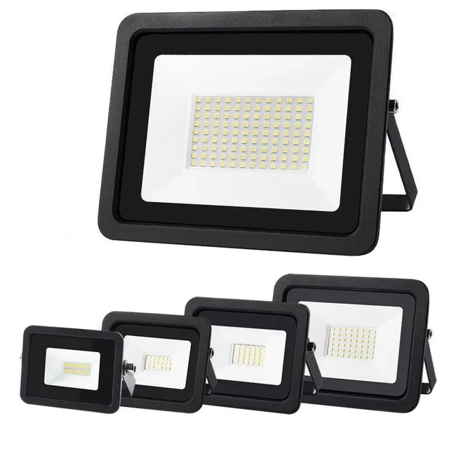 LED Flood Light 100W 50W 30W 20W 10W AC 220V Outdoor IP68 Waterproof Reflector Spotlight Street Light Wall Lamp Garden Lighting