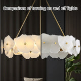 Modern Natural Marble LED Pendant Light - Luxury Stone Ceiling Chandelier Lamp Fixture for Dining Table, Living Room & Bathroom