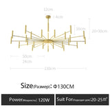 2025 Modern Design Art LED Chandelier Bedroom Restaurant Hanging Light Lighting Lustre LivingRoom Pendant Lamp Home Deco Fixture