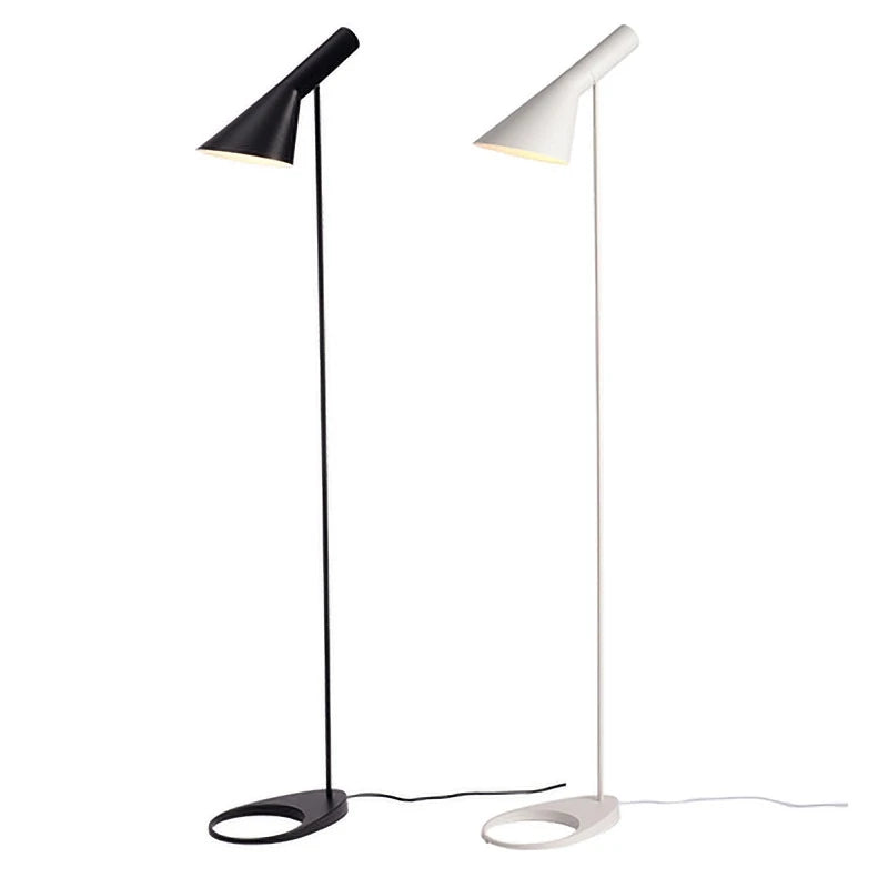 Nordic Designer Black White Floor Lamps For Living Dining Room Bedroom Beside Corner The Sofa Study Lighting Decorative Lights