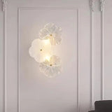 French Light Luxury Living Room Wall Light 2025 New Background Wall Decorative Light Bedroom Creative Flower Bedside Lamp