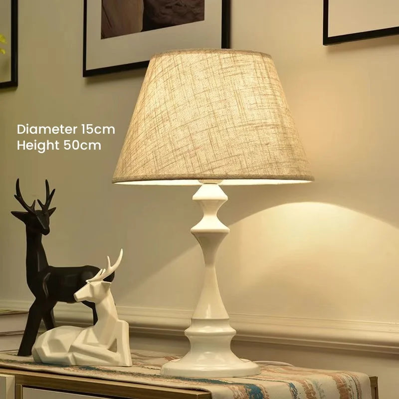 Creative Desk Light Nordic Retro Bedroom Bedside Table Lamp Dimmable Apartment Living Room Decoration Lamp LED Lighting 2025 New