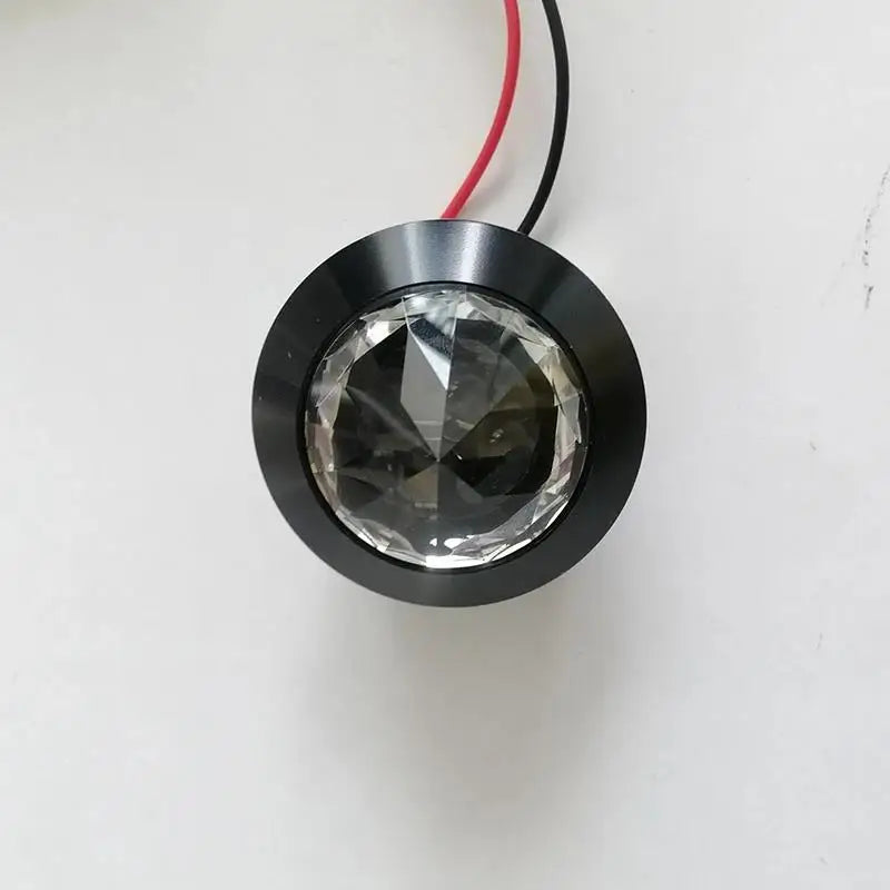 4pcs Mini LED Crystal Spotlights - Diamond Shape 3W Cabinet & Jewelry Light