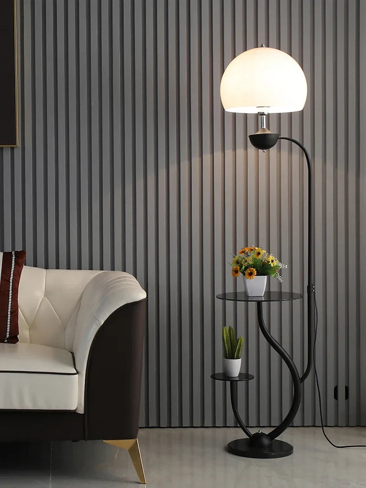 Nordic Floor Lamp Simple Modern Living Room Bedroom Bed Headband Table Storage Vertical Table Lamp