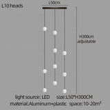 LED Minimalist Style Chandelier Hanging Stairs Pendent Lamp Designer Living Room Kitchen Bedroom Pendant Light Indoor Lighting