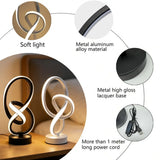 Simple & Creative LED Desk Lamp - USB Powered Three-Color Adjustable Brightness Light