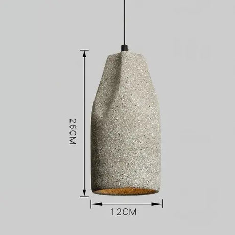 Modern Industrial Style Pendant Light Indoor LED Cement Lampshade Chandelier Art Design Parlor Bedroom Kitchen Cafe's Hanging Lamp