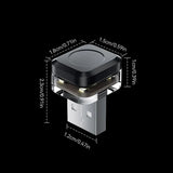 Mini USB Car LED Light - 1/2PCS Auto LED Interior Atmosphere Lamp