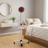 275W Infrared Heat Lamp Near Red with Flexible Arm & Remove Control Standing Lamp for Relieve Joint and Muscle Aches 110V