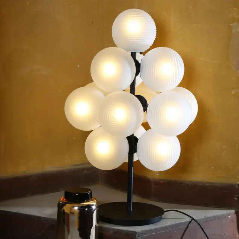 Modern Living Room Floor Lamp Sofa Side Standing Lamp Creative Design Grape Glass Lamp Bedroom Bedside Lamp Desk Lamp LED Light