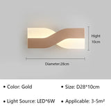 Modern LED Wall Lamp Rotatable Aisle Sconce For Living Dining Room Study Bedroom Bedside Home Decoration Lighting Fixture Luster's